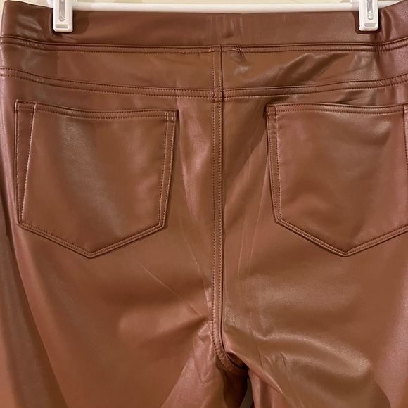 NWT. J. Jill Women’s Faux Leather Lined Pants - Picture 4 of 7